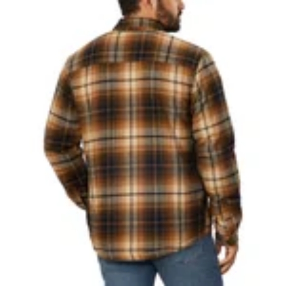 Grizzly Mountain Men's Flannel Shirt Jacket - Picture 3 of 4